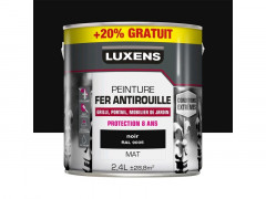 PEINTURE FER EXTERIEUR NOIR MAT 2L+20%