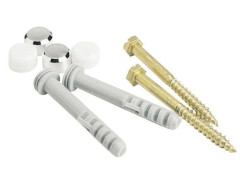 FIXATION WC CHEVILLE LG+CABO CLIPSES 6X80 X2