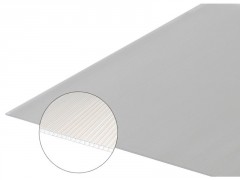 PLAQUE PLAT POLYCARBONATE CLAIR 200X105CM 4MM