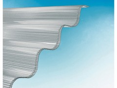 PLAQUE GRANDE ONDE POLYCARBONATE CELLULAIRE 250X92CM EP6MM