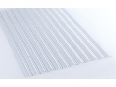 PLAQUE PETIT ONDE PVC TRANSPARENT 300X90CM