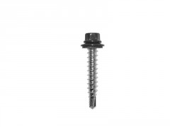 FIXATION L35MM ANTHRACITE RAL 7024 X25 POUR PAN MOD TUR'TUILE