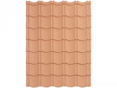 PLAQUE TOITURE EASY ASPECT TUILE ACIER TERRA COTTA 1,135X0,86M