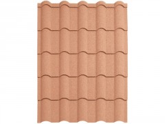 PLAQUE TOITURE EASY IMITATION TUILES METAL GALLEA TERRA COTTA