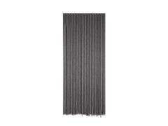 RIDEAU PORTIERE CORDAGE COTON TRESSÉE 90X200 GRIS