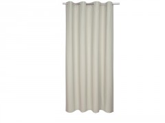 RIDEAU  TAMISANT LEYA COTON BIOLOGIQUE 140X280 TRENCH 6 BEIGE