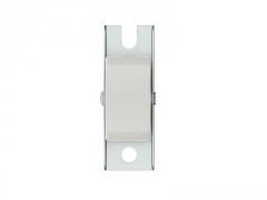 ROULETTE FIXE PLATINE BLANC DIAMETRE 30MM