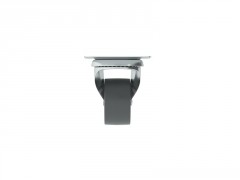 ROULETTE PIVOTANTE PLATINE GRIS DIAMETRE 50MM