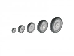 ROUE FIXE TROU DEGAGEMENT GRIS D100MM