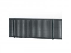 LAMELLE PVC 1,5X2,5M GRIS KIT de 50