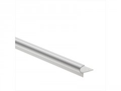 NEZ DE MARCHE ALU ARRONDI 12MM 2,5M MAT ARGENT