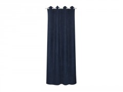 RIDEAU MANCHESTER 140X280 CM BLEU FONCE