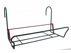 SUPPORT BALCONNIERE RECTANGULAIRE GRIS 41X17