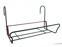 SUPPORT BALCONNIERE RECTANGULAIRE GRIS 41X22