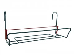SUPPORT BALCONNIERE RECTANGULAIRE GRIS 50X17