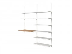 CREMAILLERE DOUBLE E50 150CM BLANC