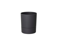 POT ROND  POLYPROPYLENE DIAMETRE 12,5CM GRIS