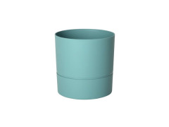 POT CARRE POLYPROPYLENE DIAMETRE 15CM VERT