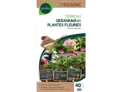 TERREAU GERANIUM GEOLIA 40 LITRES