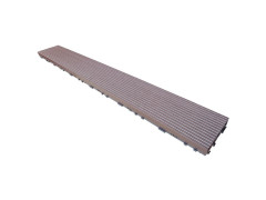 PLANCHE CLIP 1200X150X36MM KOMI COMPOSITE CHOCOLAT NATERIAL