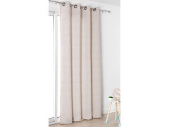 RIDEAU CUZCO POLYCOTON+LIN 140X240 ECRU