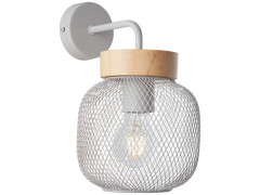 APPLIQUE GIADA E27 METAL GRIS
