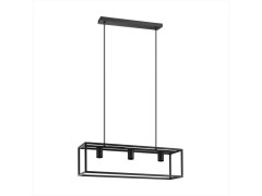 SUSPENSION ELDRICK 3XE27 D20 40W METAL NOIR