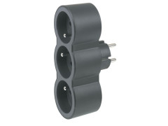 TRIPLITE 3 PRISES TERRE NOIR