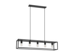 SUSPENSION ELDRICK 5XE27 D20 40W METAL NOIR