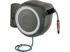 DEVIDOIR AUTOMATIQUE MURAL GARDENA ROLLUP 30M + SELECTEUR + LANCE