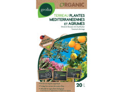 TERREAU PLANTES MEDITERRANEENNES GEOLIA 20 LITRES