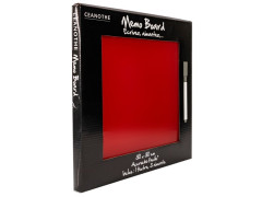 MEMO BOARD ROUGE 30X30