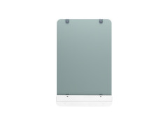 MIROIR EASY2 BLANC + TABLETTE LARGEUR 50 X HAUTEUR 78 CM 2 COLIS