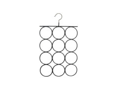 CINTRE 12 FOULARDS NOIR