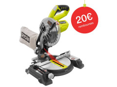 SCIE A ONGLET SANS FILS SANS BATTERIE 190MM 18V RYOBI ONE+ EMS190DC