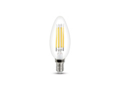 AMPOULE LED FLAMME LISSE VERRE E14 40W 470 LM CLAIRE 360D 4000K LEXMAN