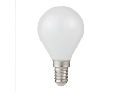 AMPOULE LED SPHERIQUE VERRE  E14 40W 470LM OPALINE 4000K LEXMAN