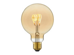 AMPOULE LED GLOBE 95MM E27 35W SPIRALE H 2200K AMBRE LEXMAN