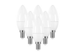 AMPOULE LED FLAMME PLASTIQUE E14 40W 470 LM OPAQUE 2700K LEXMAN X6