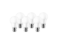 AMPOULE LED STANDARD PLASTIC B22 60W 806 LM OPAQUE 2700K LEXMAN LOT 6