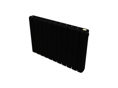 RADIATEUR INERTIE FLUIDE 1500W DUOMO HORIZONTAL NOIR