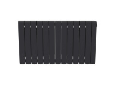 RADIATEUR INERTIE FLUIDE 1800W DUOMO HORIZONTAL NOIR