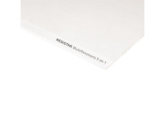 PLAQUE DE PLATRE BA13 5EN1 FEU PHONIQUE HYDRO HD 250X120CM BLANC