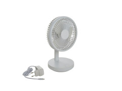 VENTILATEUR DE TABLE LOFT 6,5W D15CM BLANC