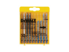 LAME DE SCIE SAUTEUSE BOIS ATTACHE EN T DEWALT COFFRET DE 10