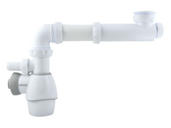 SIPHON DEPORTE TELESCOPIQUE POUR EVIER TOUT EN UN DIA 32-40 MM