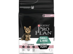CROQUETTE CHIEN PRO PLAN SMAL PUPPY SENSITIV SKIN RICHE SAUMON/RIZ 3KG