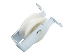 POULIE CHAPE AZ 20KG D40MM P/CORDE D6MM STANDERS