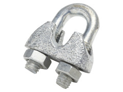 SERRE-CABLE ETRIER ACIER ZINGUE POUR CABLE 6MM STANDERS