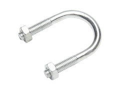 BRIDE FIXATION TUBE ACIER ZINGUE 8MM LARG 34MM STANDERS